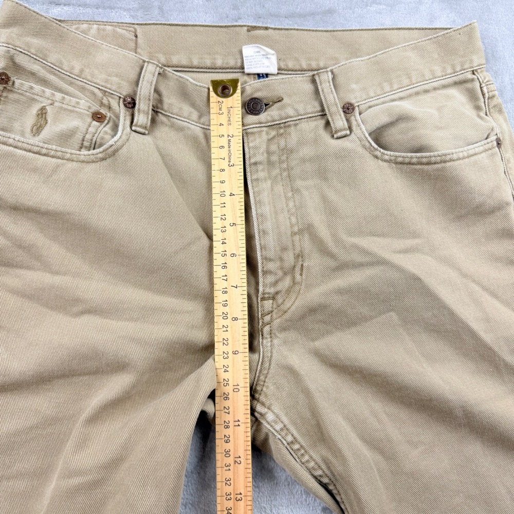 Polo Ralph Lauren Classic 867 Cutoff Shorts Tan Khaki Men's 32 - Picture 6 of 13